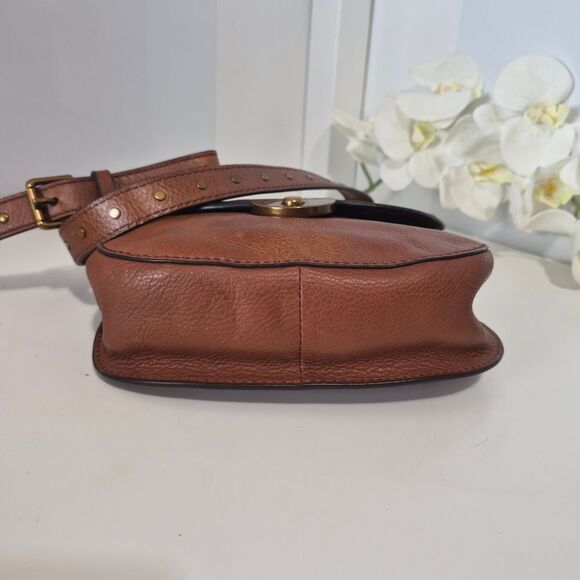 Fossil Brown Leather Crossbody Bag - Picture 5 of 8